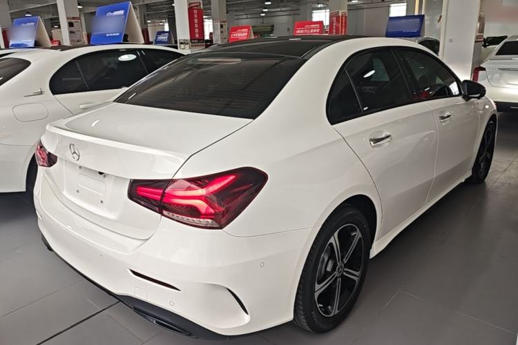 Used Mercedes-Benz A-Class 2022 Second Facelift A 200 L Sport Sedan Fashion Version Rear Right 45 Deg