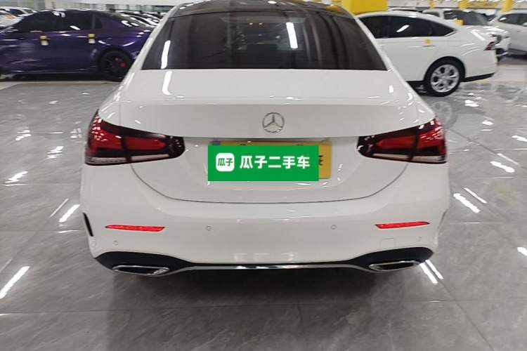 Used Mercedes-Benz A-Class 2022 Second Facelift A 200 L Sport Sedan Fashion Version Rear