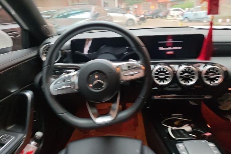 Used Mercedes-Benz A-Class 2022 Restyled A 200 L Sport Sedan Dynamic Version Steering Wheel