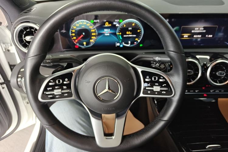Used Mercedes-Benz A-Class 2022 Restyled A 200 L Sport Sedan Dynamic Version Steering Wheel