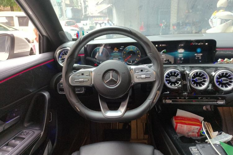 Used Mercedes-Benz A-Class 2022 Restyled A 200 L Sport Sedan Dynamic Version Steering Wheel