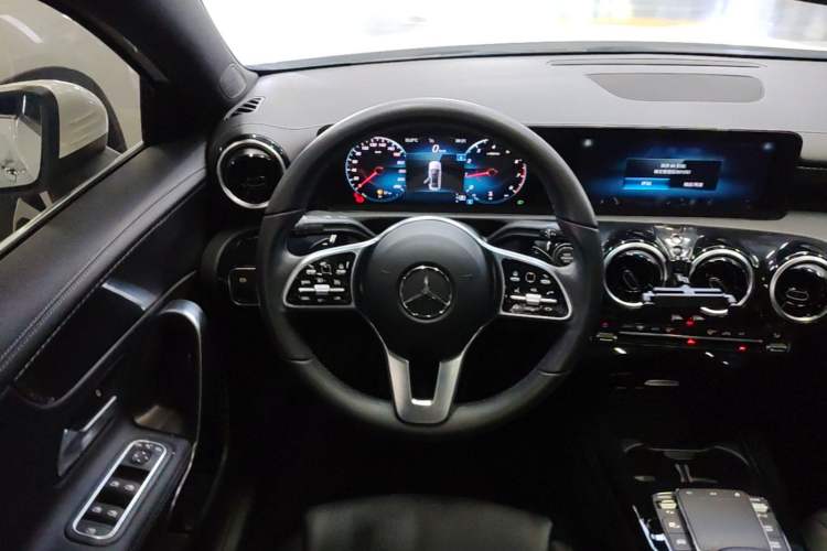 Used Mercedes-Benz A-Class 2022 Restyled A 200 L Sport Sedan Dynamic Version Steering Wheel