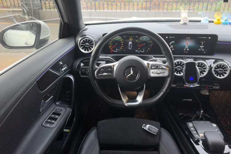 Used Mercedes-Benz A-Class 2022 Restyled A 200 L Sport Sedan Dynamic Version Steering Wheel