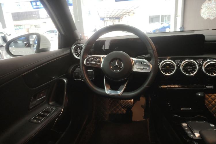 Used Mercedes-Benz A-Class 2022 Restyled A 200 L Sport Sedan Dynamic Version Steering Wheel