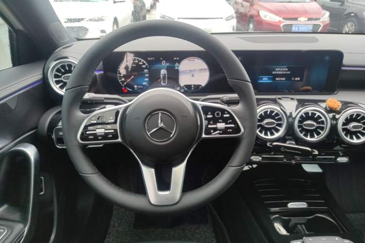 Used Mercedes-Benz A-Class 2022 Restyled A 200 L Sport Sedan Dynamic Version Steering Wheel