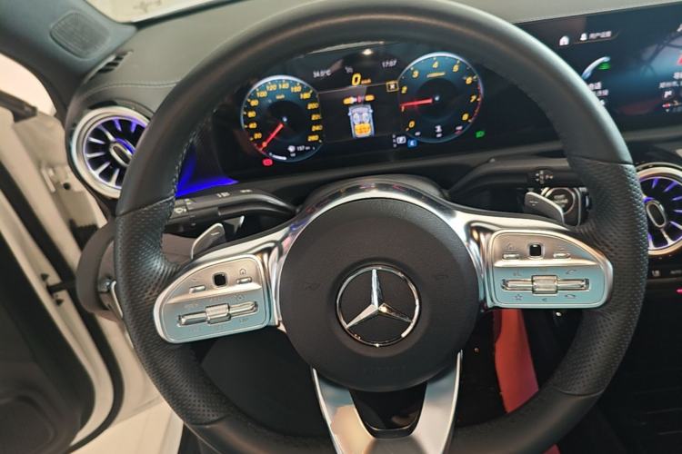 Used Mercedes-Benz A-Class 2022 Restyled A 200 L Sport Sedan Dynamic Version Steering Wheel