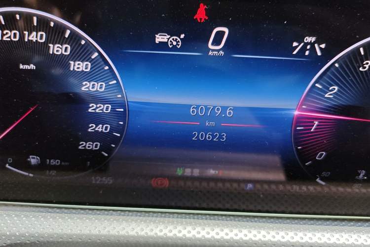 Used Mercedes-Benz A-Class 2023 A 200 L Fashion Model Odometer Close Up