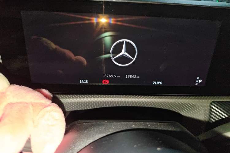 Used Mercedes-Benz A-Class 2023 A 200 L Fashion Model Odometer Close Up