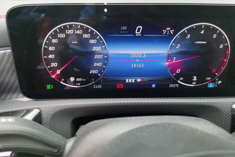 Used Mercedes-Benz A-Class 2023 A 200 L Fashion Model Odometer Close Up