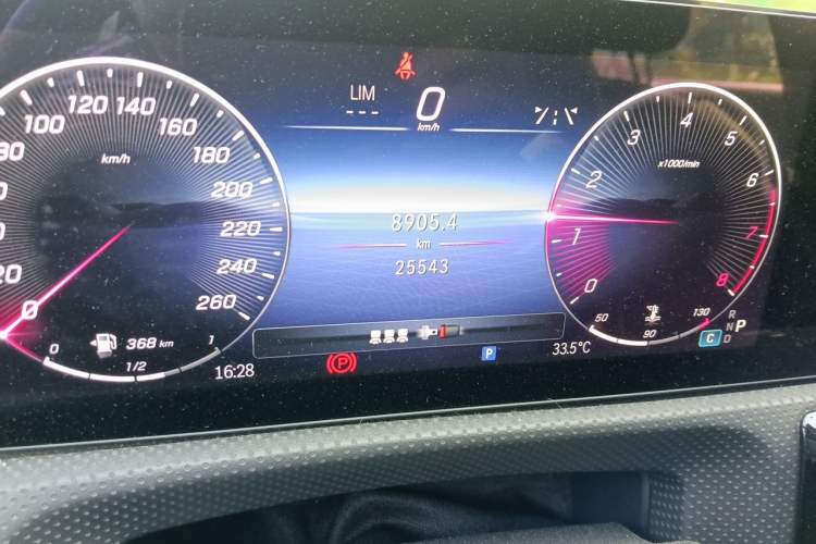 Used Mercedes-Benz A-Class 2023 A 200 L Fashion Model Odometer Close Up