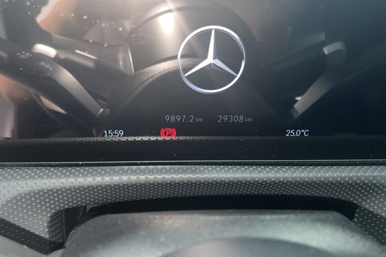 Used Mercedes-Benz A-Class 2023 A 200 L Fashion Model Odometer Close Up