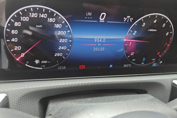 Used Mercedes-Benz A-Class 2023 A 200 L Fashion Model Odometer Close Up