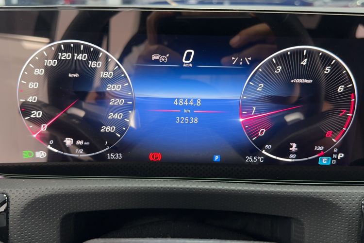 Used Mercedes-Benz A-Class 2023 A 200 L Fashion Model Odometer Close Up