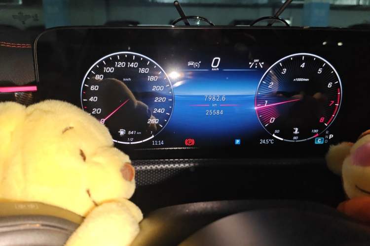 Used Mercedes-Benz A-Class 2023 A 200 L Fashion Model Odometer Close Up