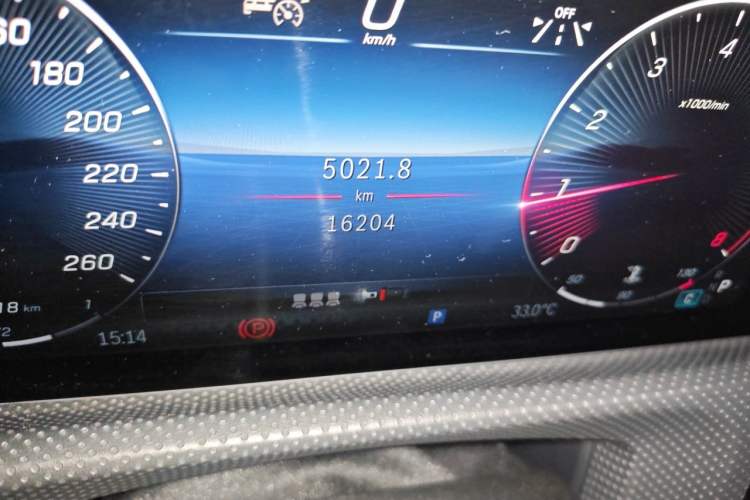 Used Mercedes-Benz A-Class 2023 A 200 L Fashion Model Odometer Close Up