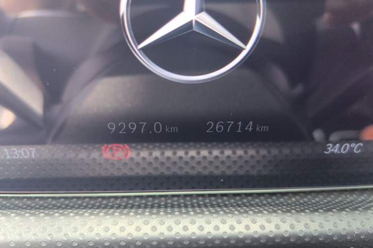 Used Mercedes-Benz A-Class 2023 A 180 L Odometer Close Up