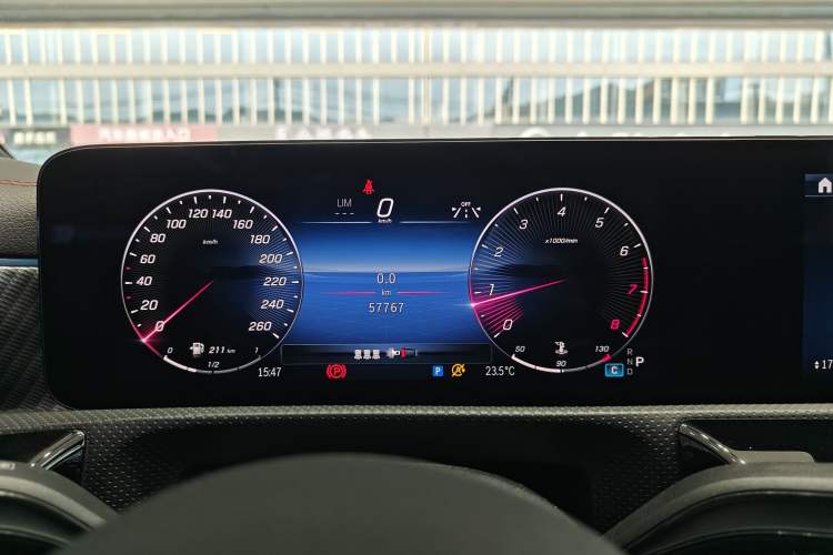 Used Mercedes-Benz A-Class 2023 A 200 L Fashion Model Odometer Close Up