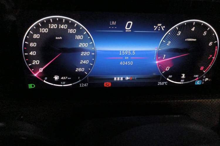 Used Mercedes-Benz A-Class 2023 A 180 L Odometer Close Up