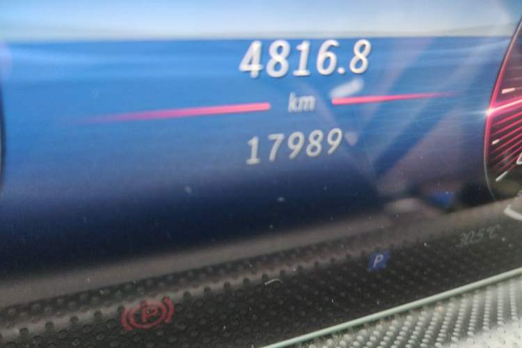 Used Mercedes-Benz A-Class 2023 A 200 L Fashion Model Odometer Close Up
