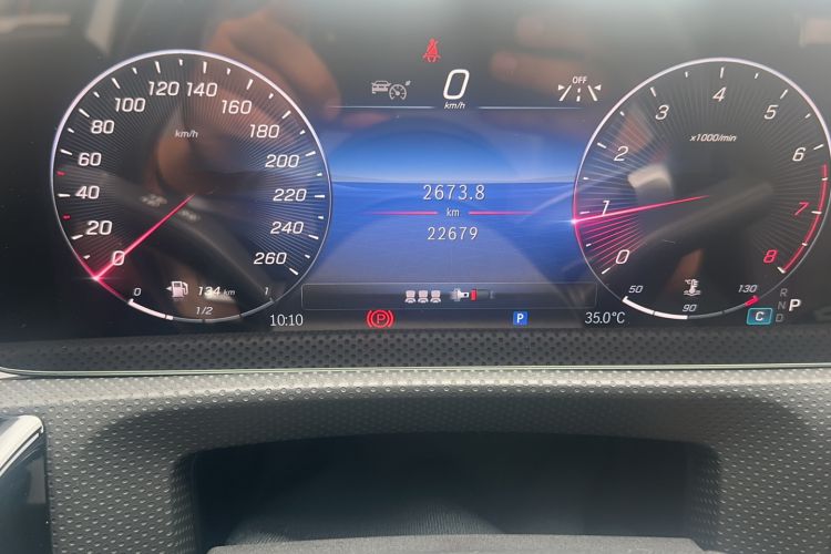 Used Mercedes-Benz A-Class 2023 A 200 L Fashion Model Odometer Close Up