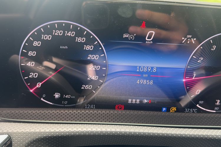 Used Mercedes-Benz A-Class 2023 A 200 L Fashion Model Odometer Close Up