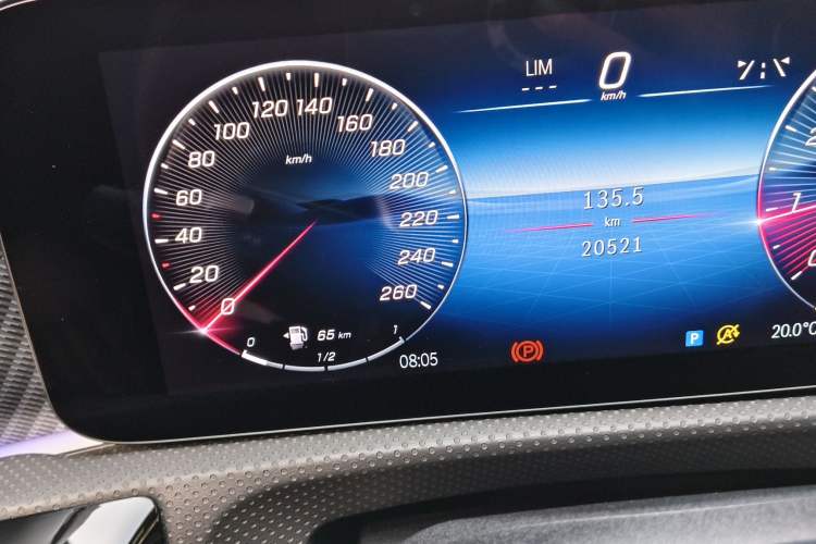 Used Mercedes-Benz A-Class 2023 A 200 L Fashion Model Odometer Close Up