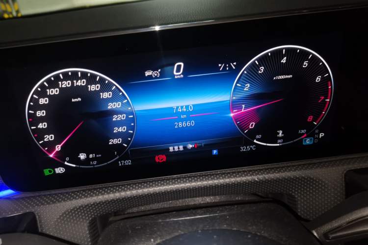Used Mercedes-Benz A-Class 2023 A 200 L Fashion Model Odometer Close Up
