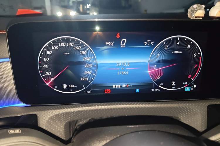 Used Mercedes-Benz A-Class 2023 A 200 L Fashion Model Odometer Close Up