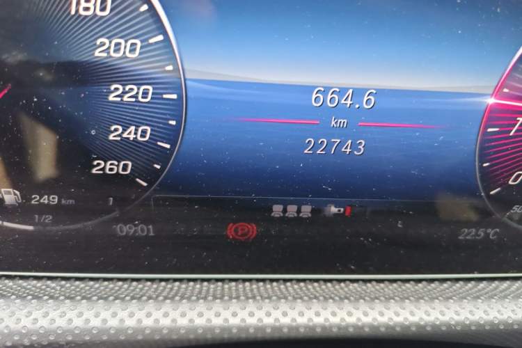 Used Mercedes-Benz A-Class 2023 A 180 L Odometer Close Up