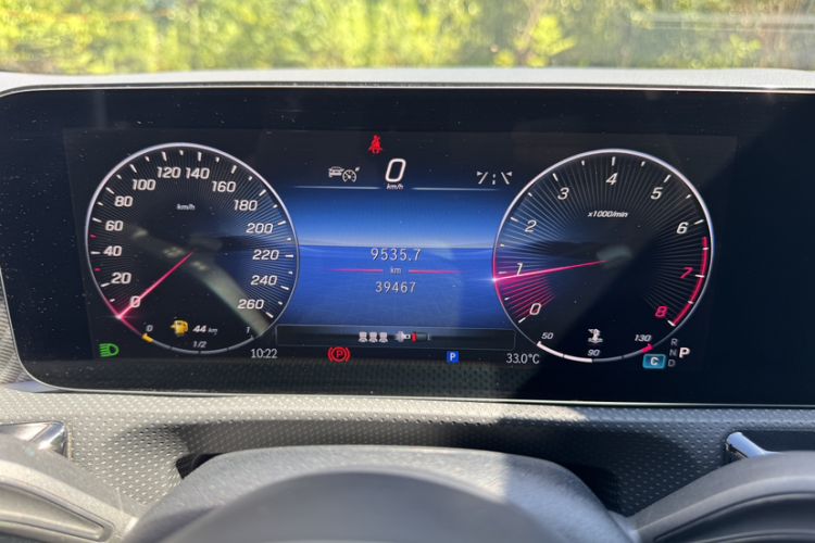 Used Mercedes-Benz A-Class 2023 A 200 L Fashion Model Odometer Close Up