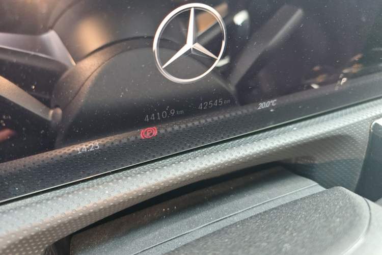 Used Mercedes-Benz A-Class 2023 A 200 L Fashion Model Odometer Close Up