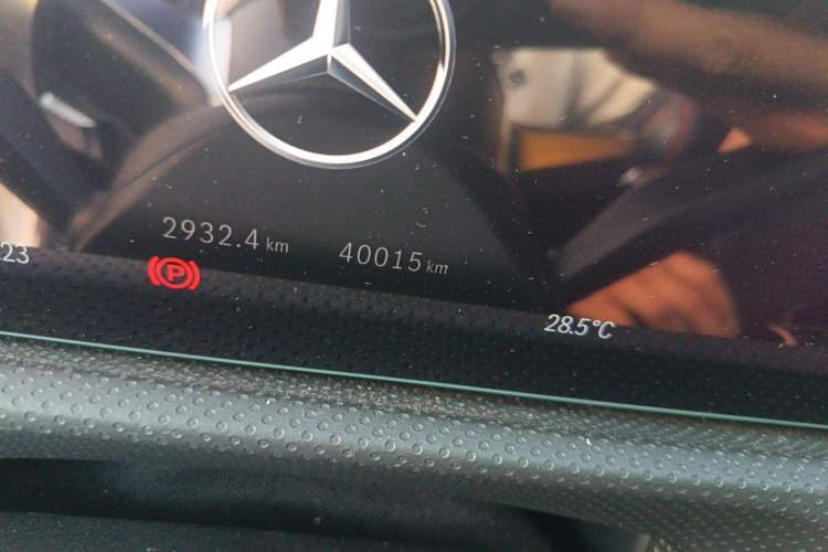 Used Mercedes-Benz A-Class 2023 A 200 L Fashion Model Odometer Close Up