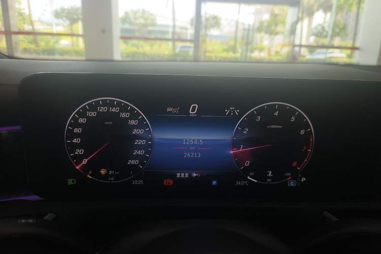 Used Mercedes-Benz A-Class 2023 A 200 L Fashion Model Odometer Close Up