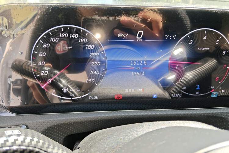 Used Mercedes-Benz A-Class 2023 A 200 L Fashion Model Odometer Close Up