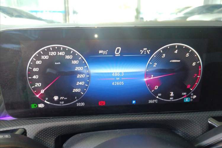 Used Mercedes-Benz A-Class 2023 A 200 L Fashion Model Odometer Close Up