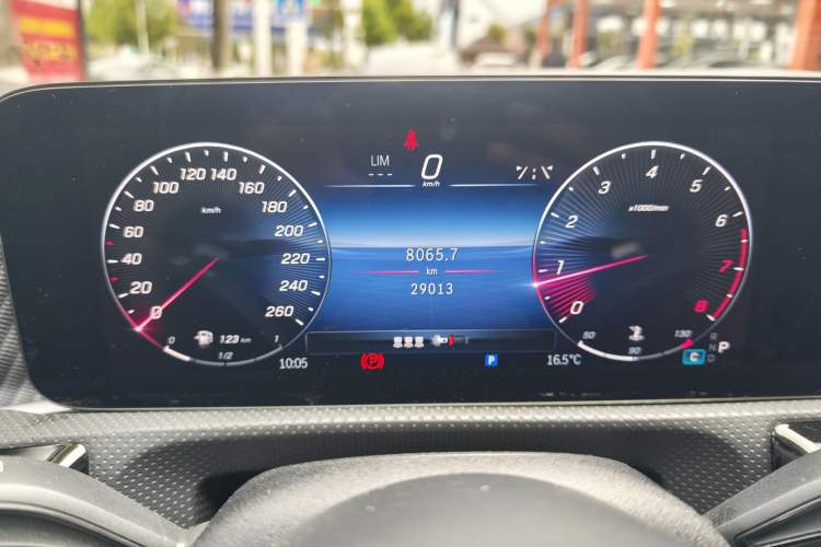 Used Mercedes-Benz A-Class 2023 A 200 L Fashion Model Odometer Close Up