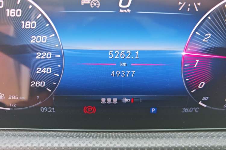 Used Mercedes-Benz A-Class 2023 A 200 L Fashion Model Odometer Close Up