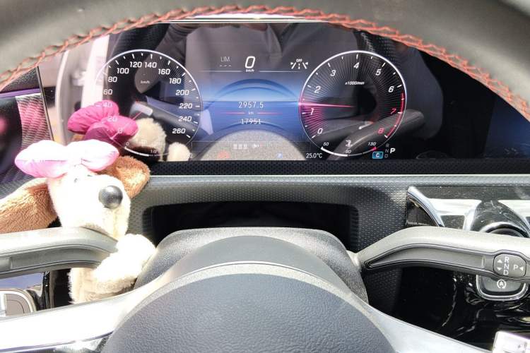 Used Mercedes-Benz A-Class 2023 A 200 L Fashion Model Odometer Close Up
