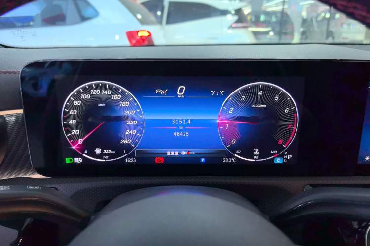 Used Mercedes-Benz A-Class 2023 A 200 L Fashion Model Odometer Close Up