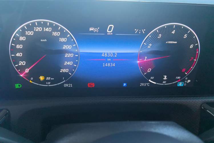 Used Mercedes-Benz A-Class 2023 A 200 L Fashion Model Odometer Close Up