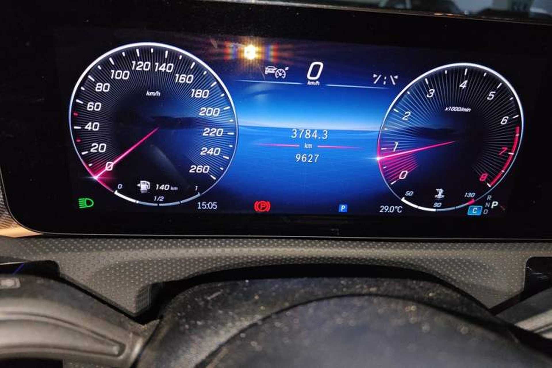 Used Mercedes-Benz A-Class 2024 A 200 L Fashion Model Odometer Close Up
