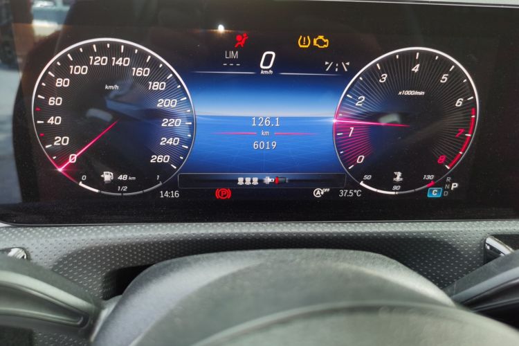 Used Mercedes-Benz A-Class 2024 A 200 L Fashion Model Odometer Close Up