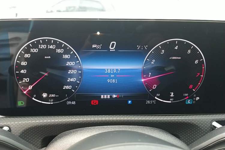 Used Mercedes-Benz A-Class 2024 Updated A 200 L Fashion Version Instrument Cluster
