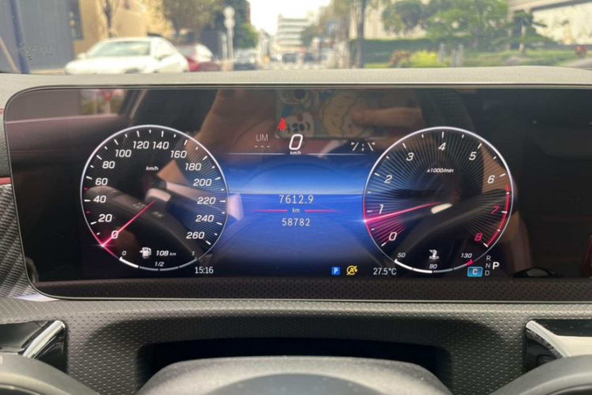 Used Mercedes-Benz A-Class 2024 A 200 L Fashion Model Odometer Close Up