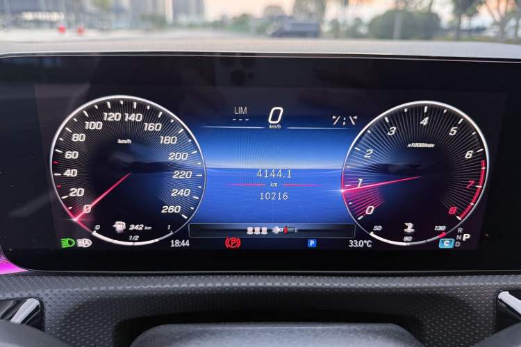 Used Mercedes-Benz A-Class 2024 A 200 L Fashion Model Odometer Close Up