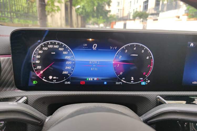 Used Mercedes-Benz A-Class 2024 A 200 L Fashion Model Odometer Close Up
