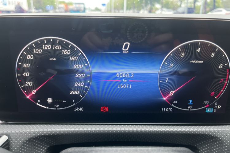 Used Mercedes-Benz A-Class 2024 A 200 L Fashion Model Odometer Close Up