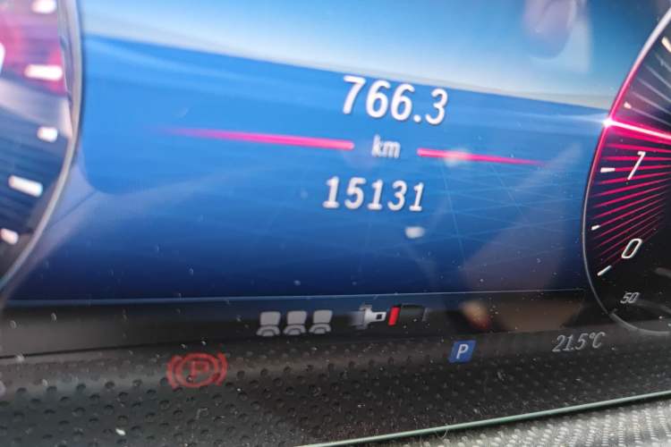 Used Mercedes-Benz A-Class 2024 A 200 L Fashion Model Odometer Close Up