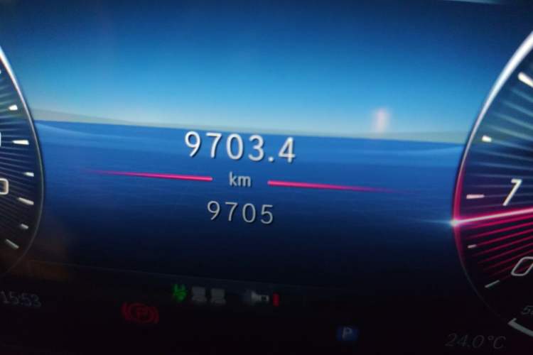 Used Mercedes-Benz A-Class 2024 A 200 L Fashion Model Odometer Close Up