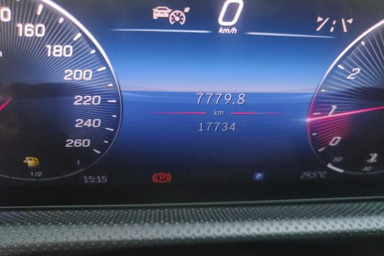 Used Mercedes-Benz A-Class 2025 A 200 L Fashion Model Odometer Close Up